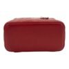 Classic Vanity Small Red Top Handle Bag in Lambskin, Gold hardware - Image 5