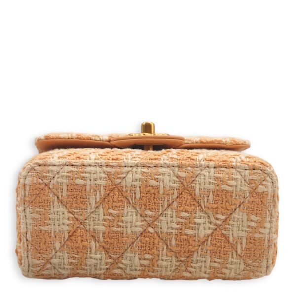 Coco Crush Multi-colour Top Handle Bag in Tweed/Calf, Gold hardware - Image 6