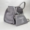 Deauville Medium Grey Tote Bag in Canvas, Silver hardware - Image 4