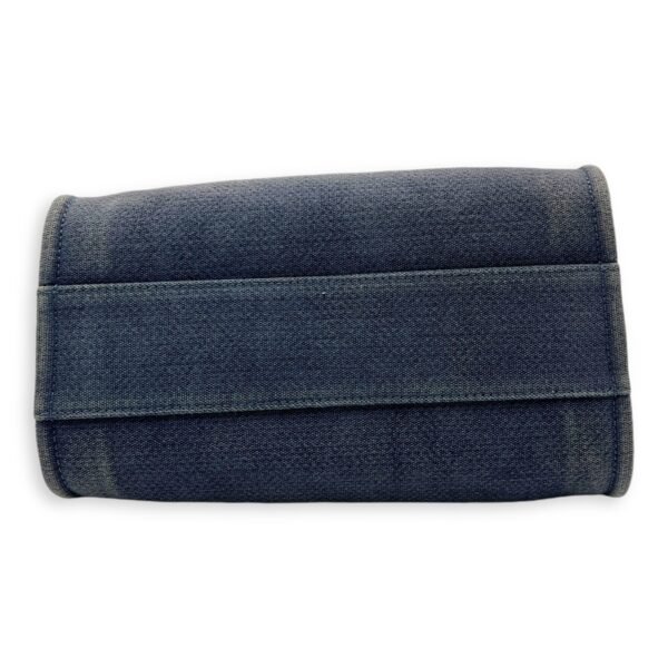 Deauville Shoulder Bag Blue in Canvas, Silver hardware - Image 5