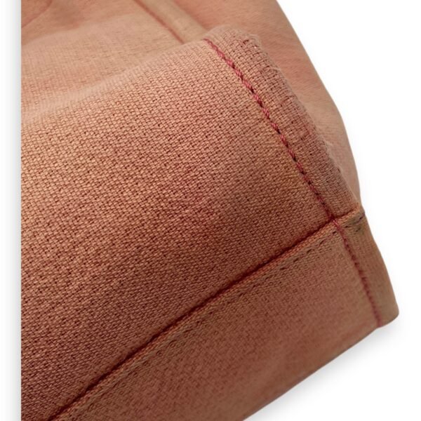Deauville Tote Bag Red in Canvas, Silver hardware - Image 11