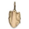 Drawstring CC Beige Bucket Bag in Calfskin, Gold hardware - Image 4