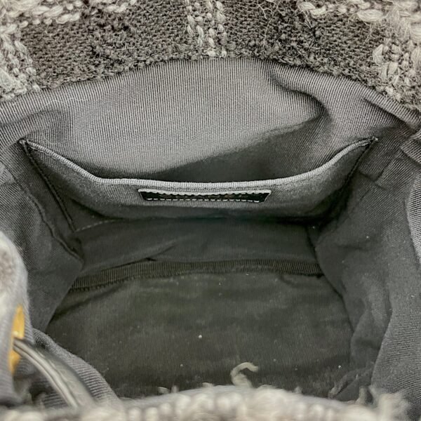 Duma Backpack Black Backpack in Tweed, Wool, Calf, Gold hardware - Image 6