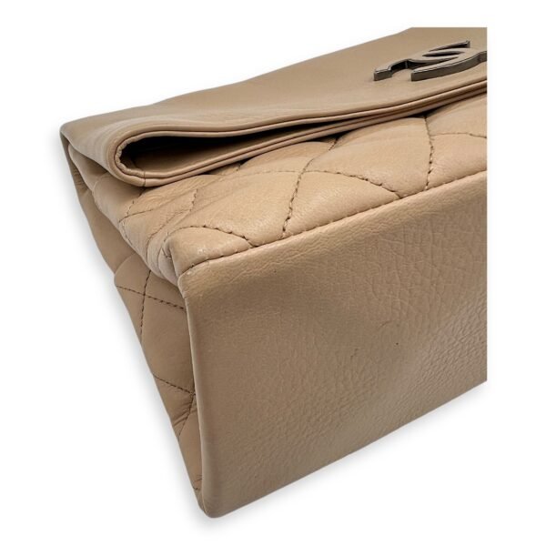 Fold Shoulder Bag Brown in Lambskin, Ruthenium hardware - Image 9