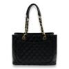 GST Black Tote Bag in Caviar Leather, Gold hardware - Image 2