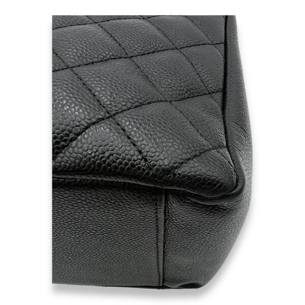 GST Black Tote Bag in Caviar Leather, Gold hardware - Image 8