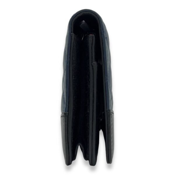 Gabrielle Blue Wallet On Chain in Calfskin, Gold hardware - Image 4