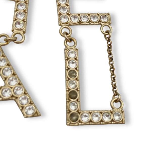 Gold Earrings in Chanel, Light Gold hardware - Image 4