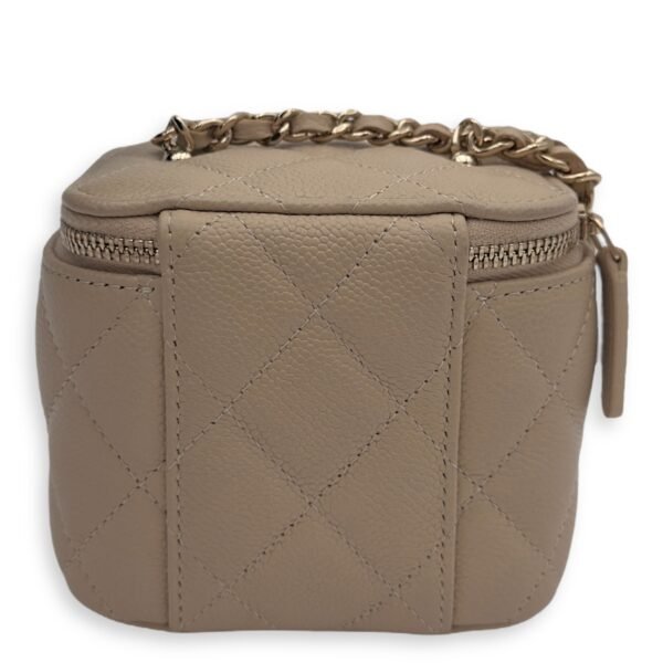CC Vanity Bag Beige in Caviar Leather, Gold hardware - Image 2