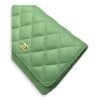CC Wallet On Chain Green in Lambskin, Gold hardware - Image 14