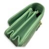 CC Wallet On Chain Green in Lambskin, Gold hardware - Image 19