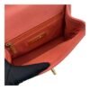 Infinity Pink Top Handle Bag in Goat Leather, Gold hardware - Image 8