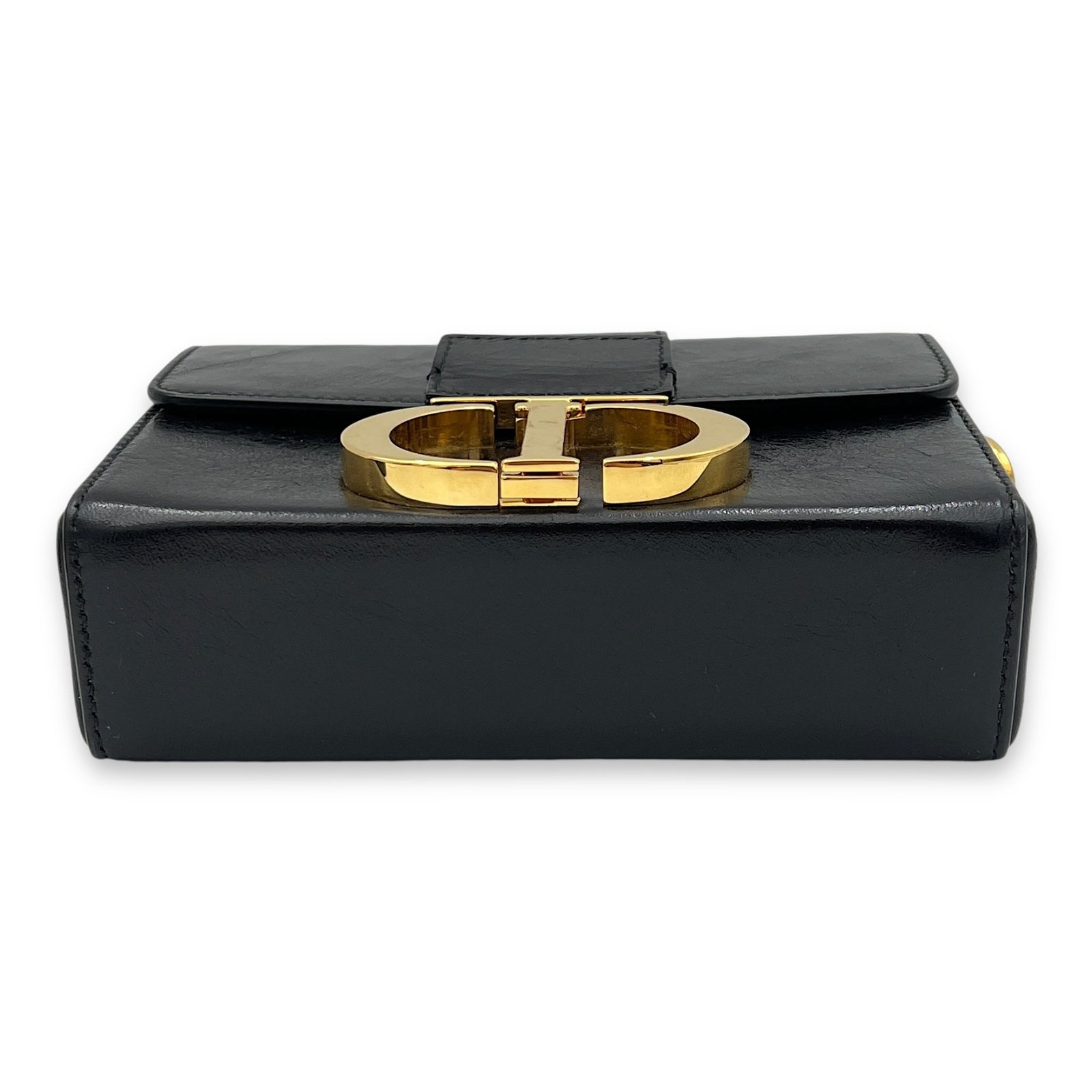 30 Montaigne Box Crossbody bag in Calfskin, Gold Hardware - Image 5