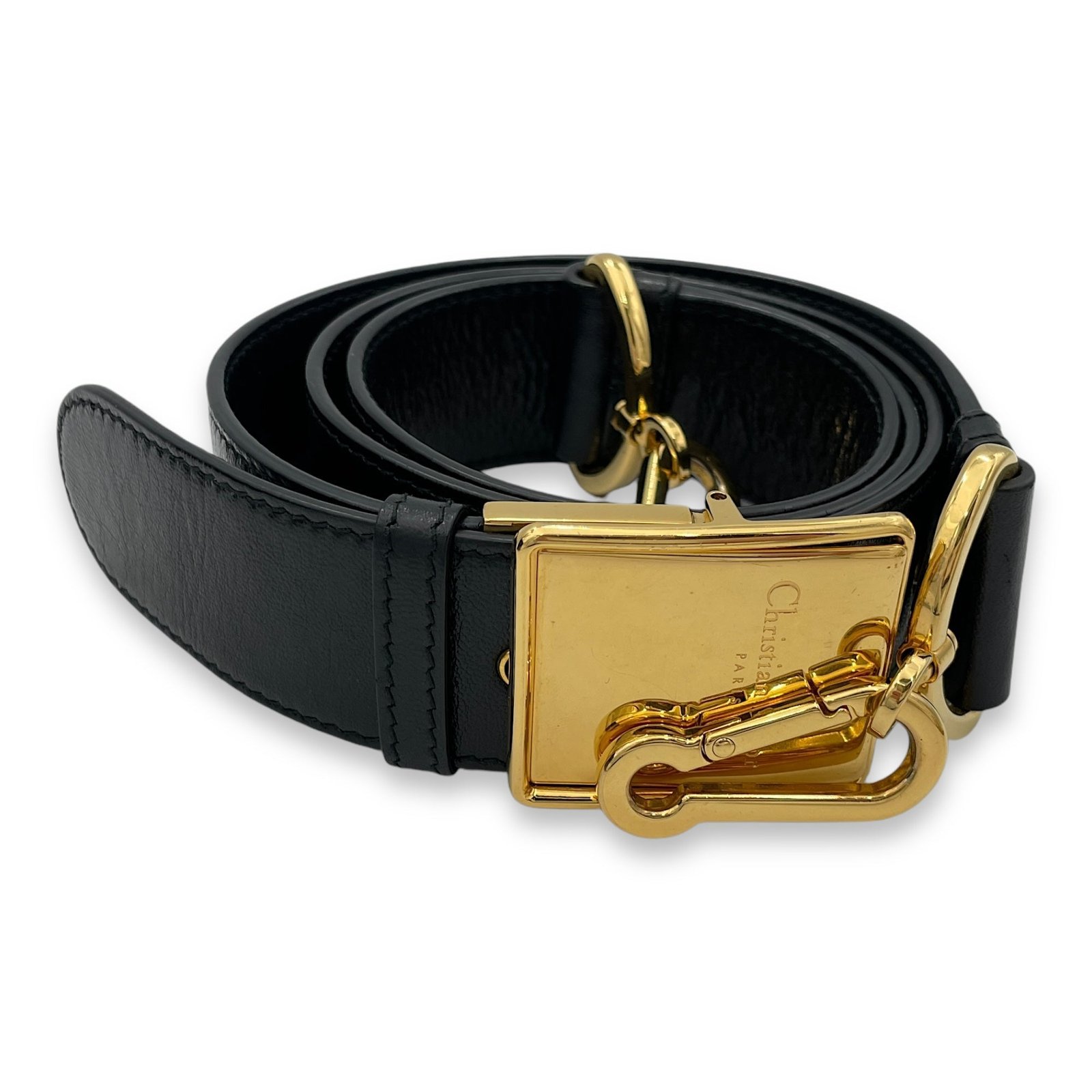 30 Montaigne Box Crossbody bag in Calfskin, Gold Hardware - Image 13