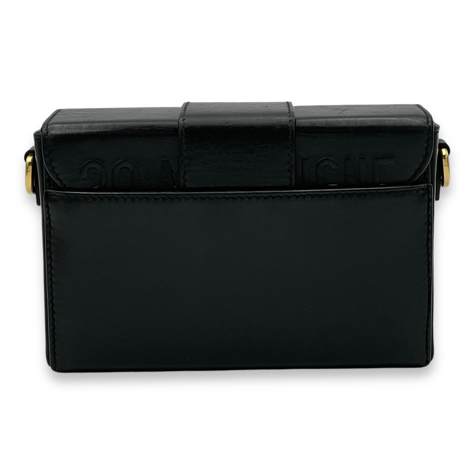 30 Montaigne Box Crossbody bag in Calfskin, Gold Hardware - Image 2