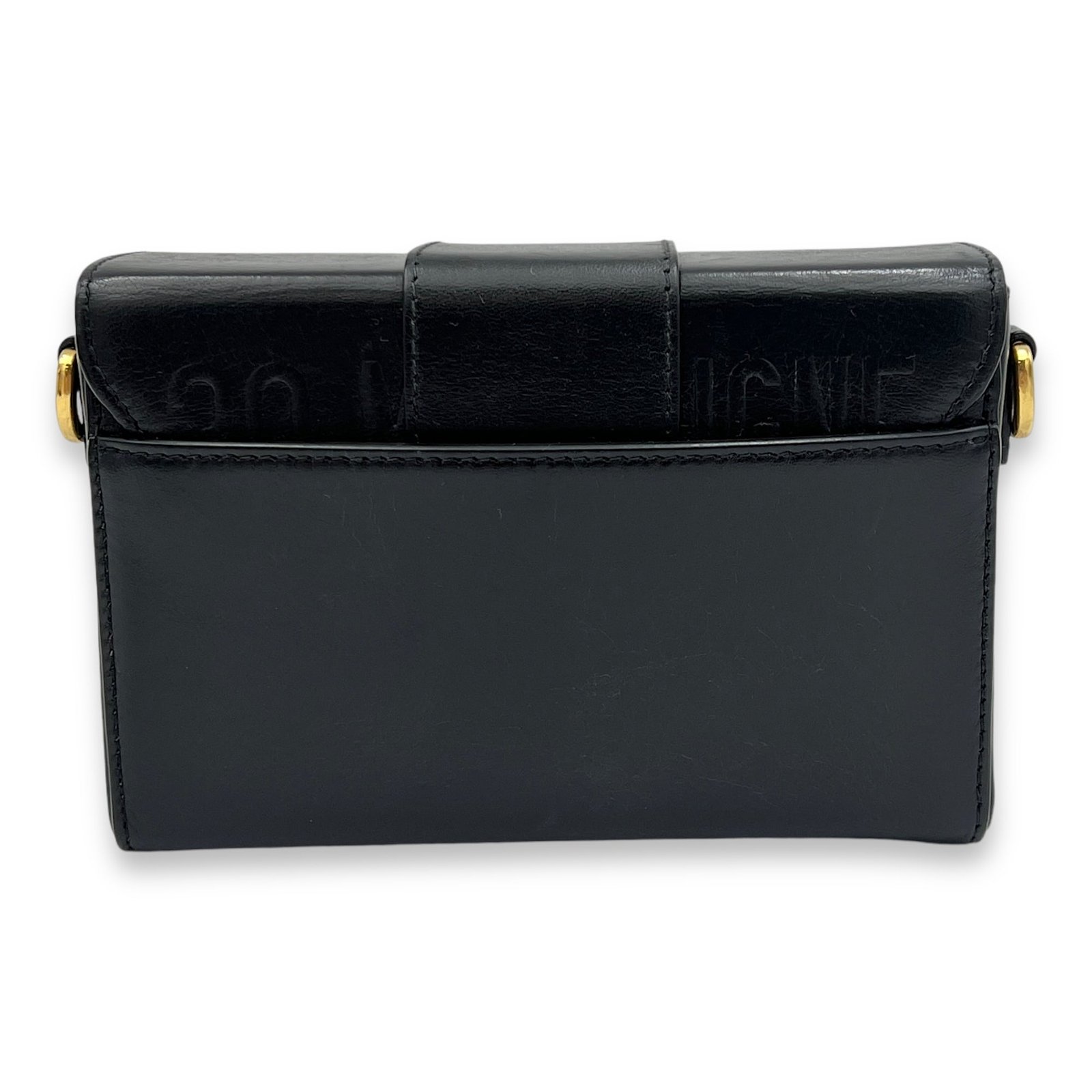 30 Montaigne Box Crossbody bag in Calfskin, Gold Hardware - Image 9