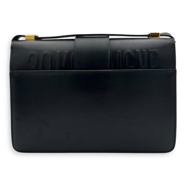 30 Montaigne Crossbody Bag Black in Calfskin, Gold hardware - Image 2