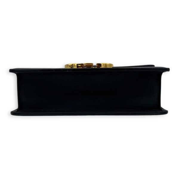 30 Montaigne Crossbody Bag Black in Calfskin, Gold hardware - Image 5