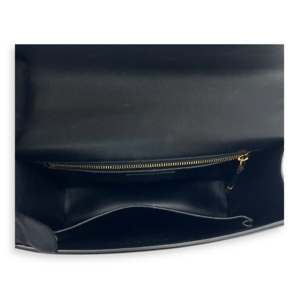 30 Montaigne Crossbody Bag Black in Calfskin, Gold hardware - Image 6