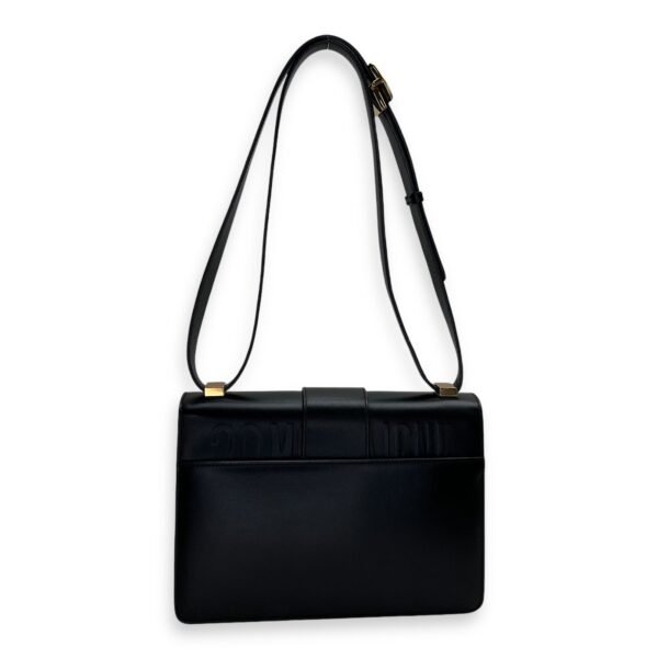 30 Montaigne Medium Black Crossbody Bag in Calfskin, Gold hardware - Image 2