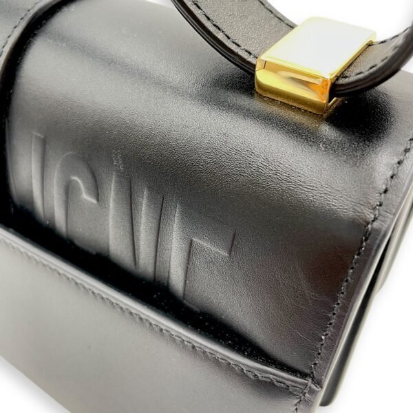 30 Montaigne Medium Black Shoulder Bag in Box Calfskin, Gold hardware - Image 9