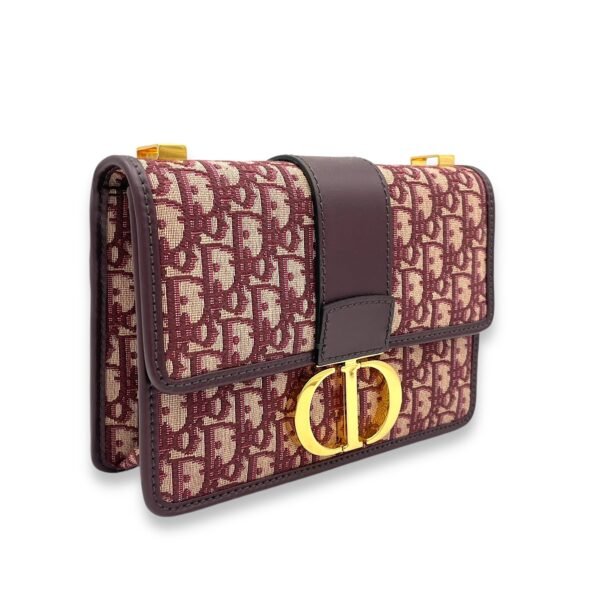 30 Montaigne Medium Shoulder bag in Jacquard, Gold Hardware - Image 3