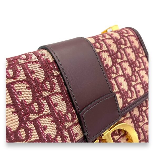 30 Montaigne Medium Shoulder bag in Jacquard, Gold Hardware - Image 6