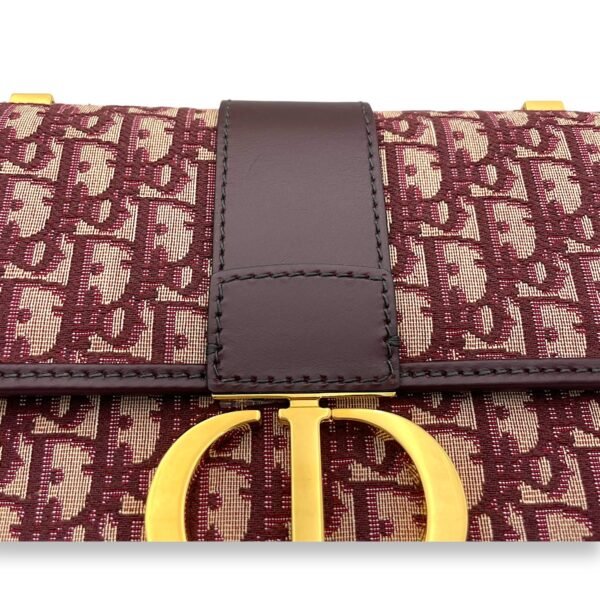 30 Montaigne Medium Shoulder bag in Jacquard, Gold Hardware - Image 7