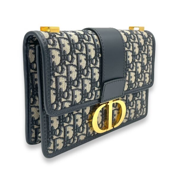 30 Montaigne Medium Shoulder bag in Jacquard, Gold Hardware - Image 3