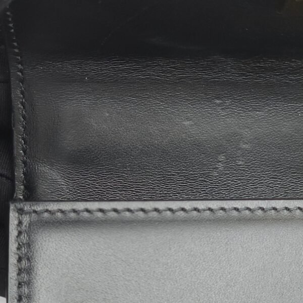30 Montaigne Micro Black Crossbody Bag in Calfskin, Gold hardware - Image 4