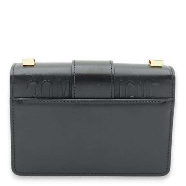 30 Montaigne Micro Black Crossbody Bag in Calfskin, Gold hardware - Image 6
