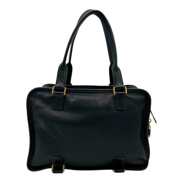 30 Montaigne Top Handle Bag Black in Calfskin, Gold hardware - Image 2