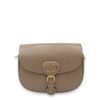 Bobby Crossbody Bag Brown in Calfskin, Gold hardware