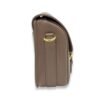 Bobby Crossbody Bag Brown in Calfskin, Gold hardware - Image 3