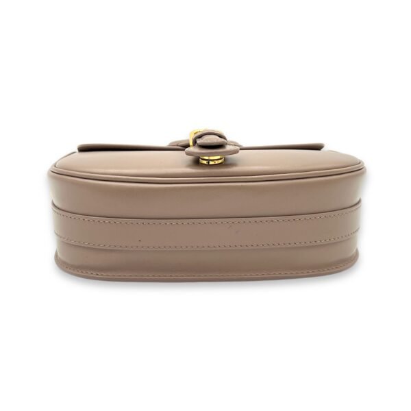 Bobby Crossbody Bag Brown in Calfskin, Gold hardware - Image 5