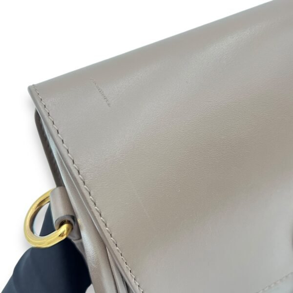 Bobby Crossbody Bag Brown in Calfskin, Gold hardware - Image 8