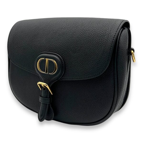 Bobby Shoulder Bag Black in Calfskin, Gold hardware - Image 3