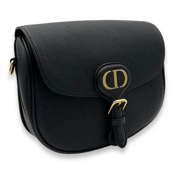 Bobby Shoulder Bag Black in Calfskin, Gold hardware - Image 4