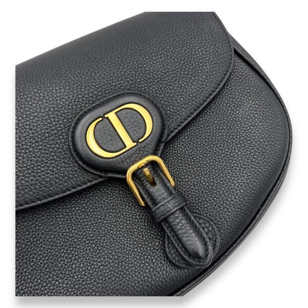 Bobby Shoulder Bag Black in Calfskin, Gold hardware - Image 6