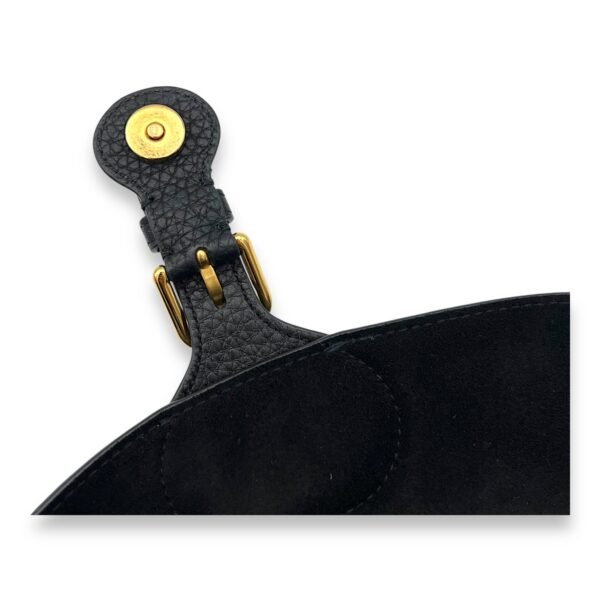 Bobby Shoulder Bag Black in Calfskin, Gold hardware - Image 7