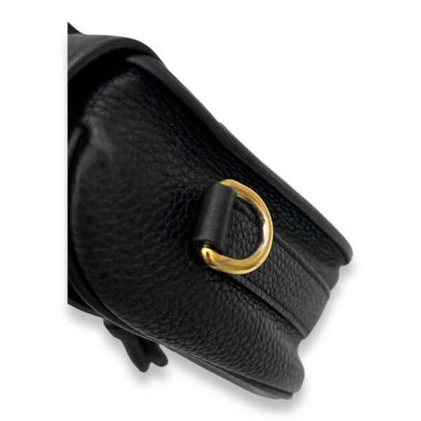 Bobby Shoulder Bag Black in Calfskin, Gold hardware - Image 9
