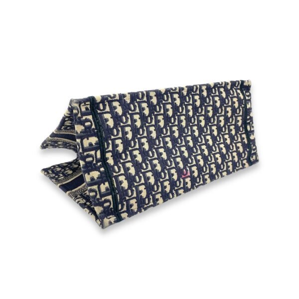Book Tote Medium Blue Top Handle Bag in Canvas - Image 5