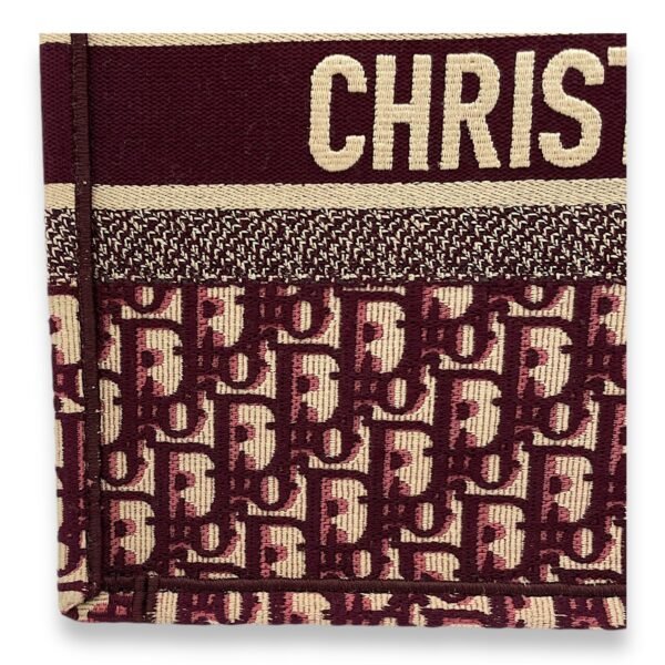 Book Tote Medium Maroon Tote Bag in Canvas - Image 9