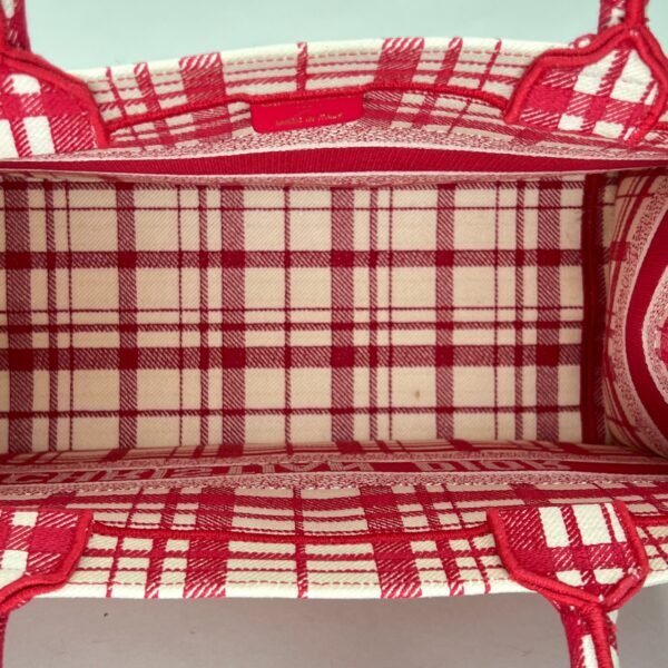Book Tote Medium Red Tote Bag in Canvas - Image 11