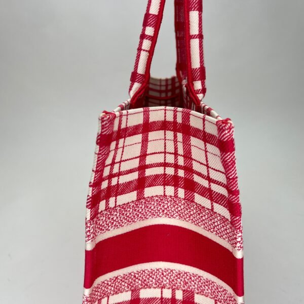 Book Tote Medium Red Tote Bag in Canvas - Image 8