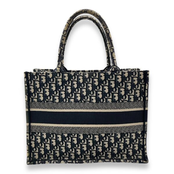 Book Tote Medium Tote bag in Jacquard, N/A Hardware - Image 2
