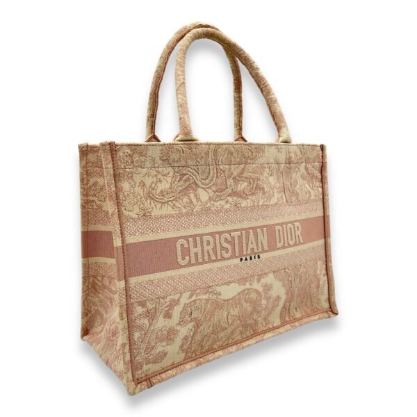 Book Tote Medium Tote bag in Jacquard, N/A Hardware - Image 3