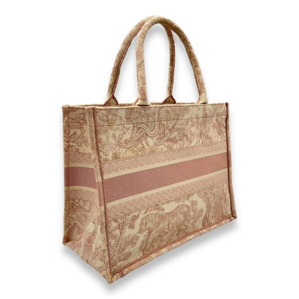 Book Tote Medium Tote bag in Jacquard, N/A Hardware - Image 4