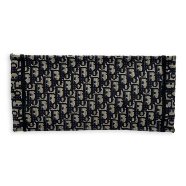 Book Tote Top Handle Bag Medium Blue in Jacquard - Image 5
