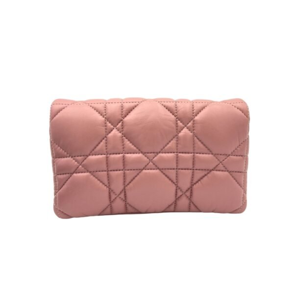 Caro Crossbody Bag Pink in Lambskin, Gold hardware - Image 2